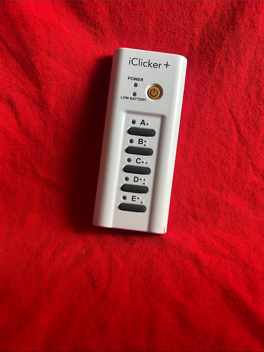 iClicker+ White Remote Response Clicker